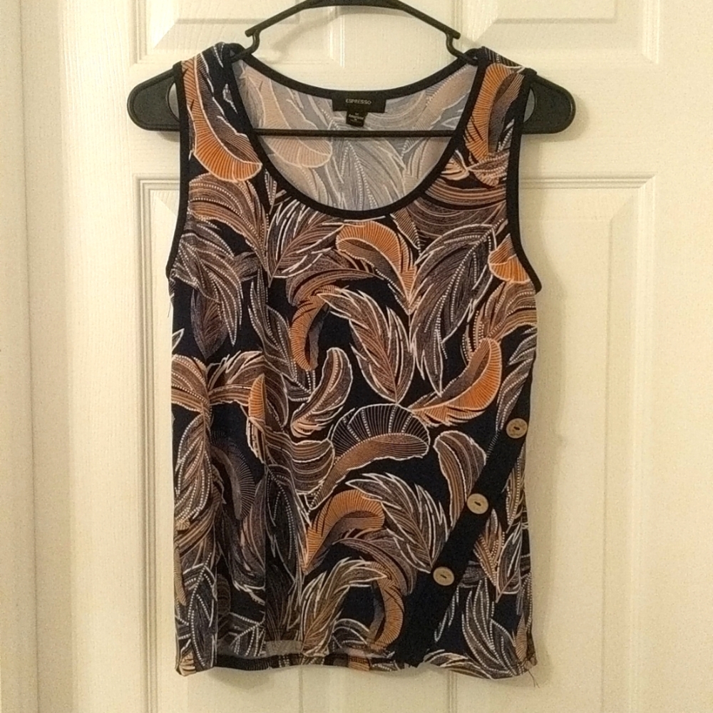 Medium Feather Print Top